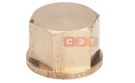 Заглушка бронзовая ВР  1/2" (Viega)